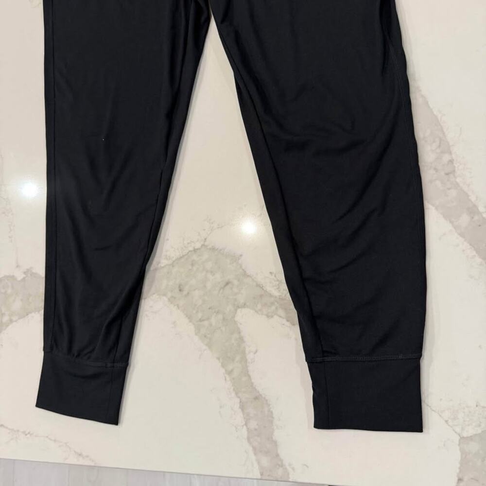 Lole High Rise Knit Jogger Sweatpants Women's Medium Black Drawstring Pockets - Picture 2 of 7